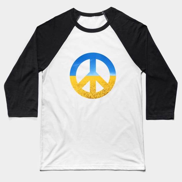 NO WAR. PEACE FOR UKRAINE. No war in Ukraine. Pacifica. Pray for Ukraine. The sign of pacifica. Baseball T-Shirt by Dmitry_Buldakov